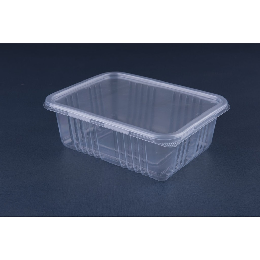 10 Pote Retangular Micro-ondas- 1000 ml PP com tampa Ref.: G 305 — Eletroportáteis