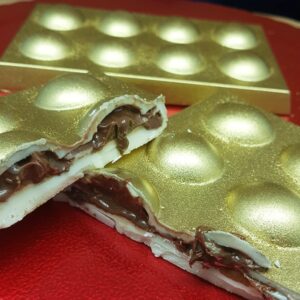 1~4 Forma Bwb Com Silicone Para Chocolate Cód.9683-Tablete Bolinha