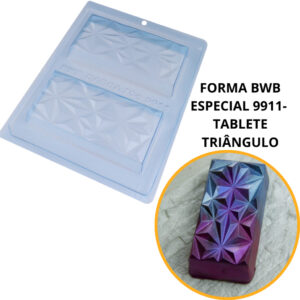 1~4 Forma Bwb Com Silicone Para Chocolate Cód.9911- Tablete Triângulo — Informática