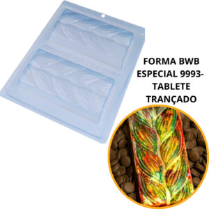 1~4 Forma Bwb Com Silicone Para Chocolate Cód.9993-Tablete Trançado — Informática