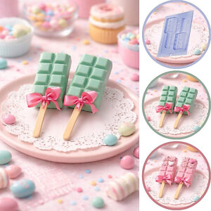 1~5 Forma Tablete No Palito Silicone Porto Especial 3 Partes