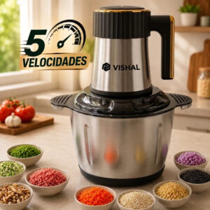 2 3 Litros Processador de Alimentos 5 Velocidades Bivolt Picador e — Informática