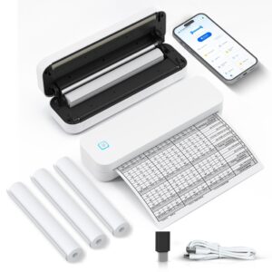2 Em 1 Impressora Térmica A4 Decalque de Tatuagem Bluetooth Portátil — Informática