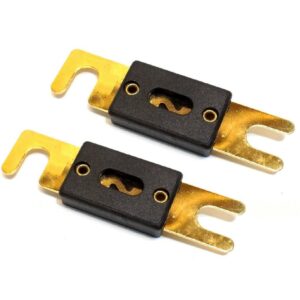 2 Fusivel Faca 250 Amperes Anl Grande Som Automotivo 250A