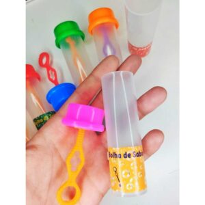 30 Tubo Tubete Para Bolha de Sabão Brinquedo Infantil Para Kit Festa