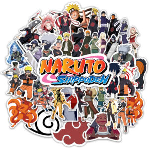 40 Adesivos Anime Naruto Uzumaki Sakura Haruno Sasuke Uchiha