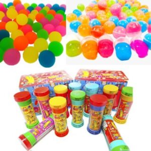 5 Bolha de Sabao 5 Geleca Slime 5 Bolinha 27mm Para Kit Festa — Brinquedos