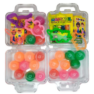 5 Maletinha 5 Cortador 5 Massinha De Modelar 5 Geleca Slime+ 5 Giz
