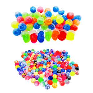50 Geleca Slime 50 Bolinha Pula Pula 27mm Atacado Kit Festa