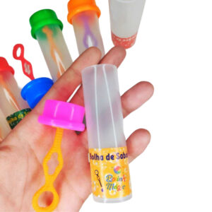 50 Tubo Tubete Para Bolha de Sabão Brinquedo Infantil Para Kit Festa
