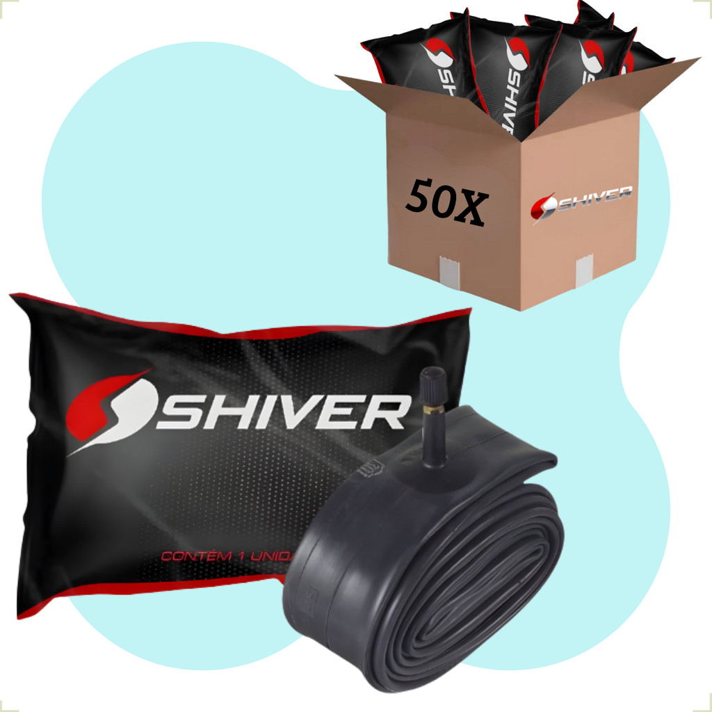 50 Unidades Kit Camara DE AR Shiver Bicicleta Infantil Aro 16 175MM