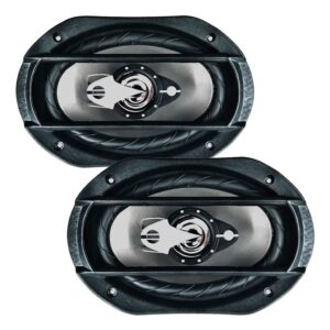 6×9 Par Alto Falante Som Automotivo Carro Leson 200w Quadriaxial