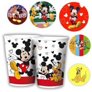 8~40 Copo Papel Festa Mickey Mouse 180ML Regina