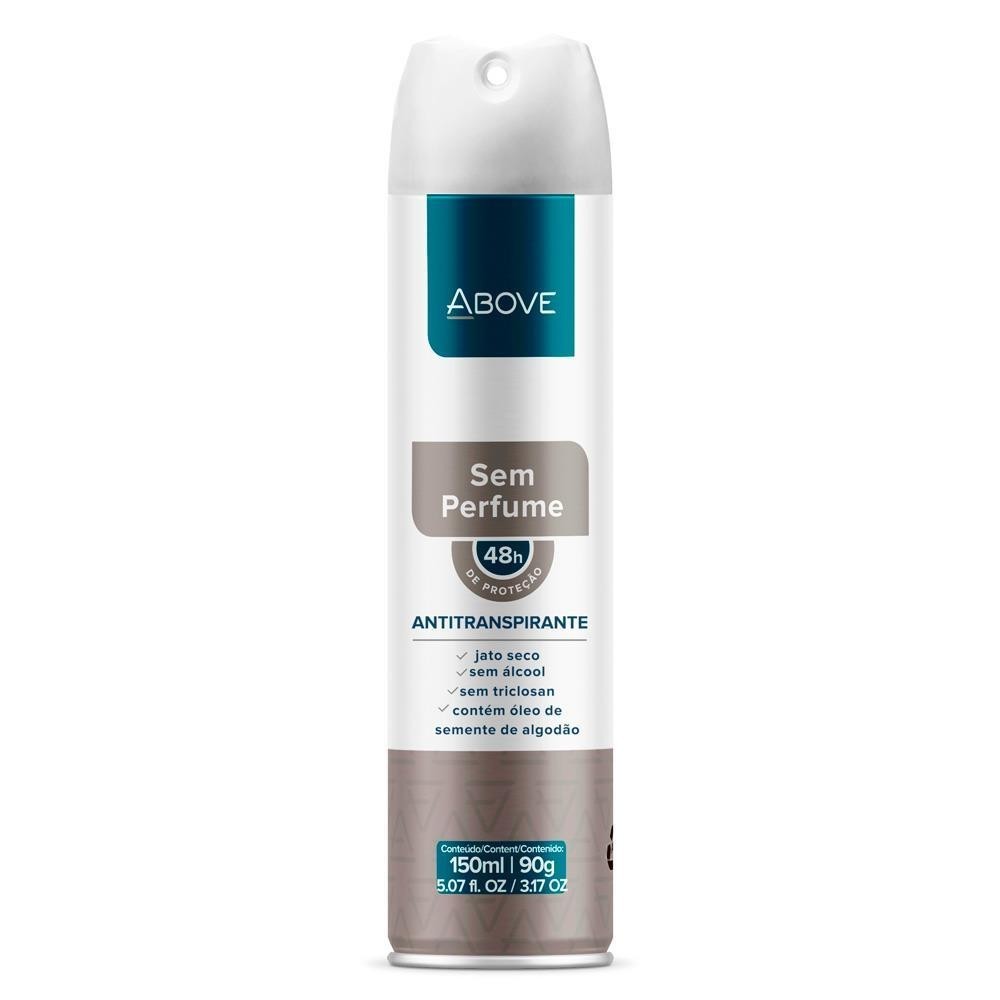 Above Desodorante Aerossol Sem Perfume Com 150ML