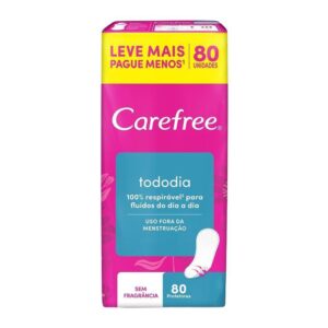 Absorvente Carefree Todo Dia sem Perfume Leve mais Pague Menos