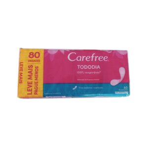 Absorvente Carefree Todo Dia sem perfume Lv80Pg60 — Perfumes