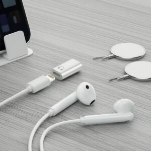 Adaptador conversor de fone de ouvido de entrada macho para saída
