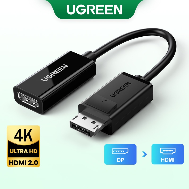 Adaptador De Cabo Ugreen 4K 2K DisplayPort DP Para Hdmi Projetor HP — TV e Vídeo
