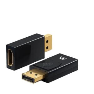 Adaptador DisplayPort para Hdmi 4K Conversor DP Macho Hdmi Fêmea para