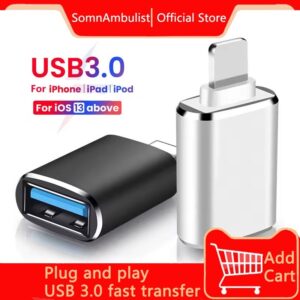 Adaptador Otg para USB 3.0 Ios 13 e acima Disco U externo Otg Mouse — Informática