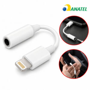 Adaptador Para Fone de Ouvido iPhone P2 Auxiliar Lightning Ios 3,5mm — Celulares e Acessórios