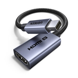 Adaptador Ugreen Mini DP Para Hdmi 0.2m 4K 30Hz Cabo Conversor