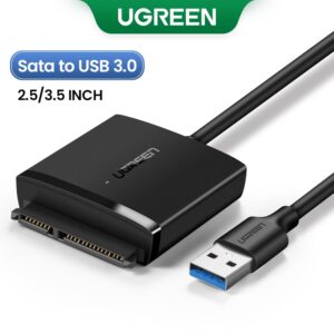 Adaptador Ugreen Sata Para USB 3.0 2.0 3 Cabo Conversor De 2.5 3.5