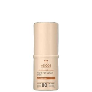 Adcos Fotoproteção Diária Stick Peach Protetor Solar Facial com Cor