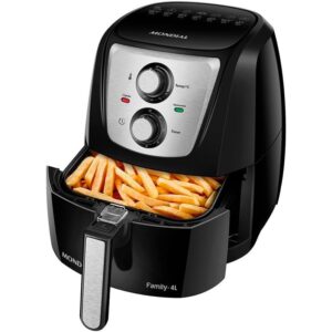 Air Fryer 4L, Mondial, Preto Inox, 1500W, 220V — Cozinha e Utensílios