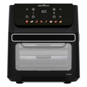 Air Fryer Britânia BAF11A 11L 1800W com Painel Digital e Timer Preto