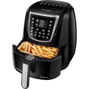 Air Fryer Digital 4L, Mondial, Preto, 1500W, 220V