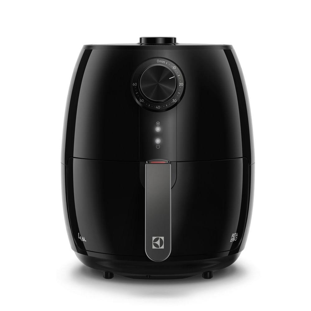 Air Fryer Electrolux por Rita Lobo 4,6L Preta Efficient com Timer