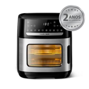 Air Fryer Forno c Visor Philips Walita 12L Preta — Cozinha e Utensílios