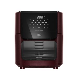 Air Fryer Oven Electrolux por Rita Lobo 12L Digital Vermelha Escura