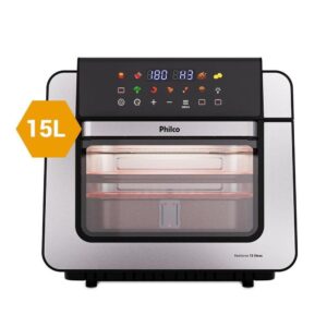 Air Fryer Oven Philco 15L Dupla Resistência 1800W PAF15B 220V
