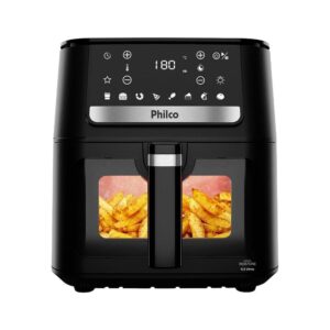 Air Fryer Philco PAF95A 9,5L 1800W Preto Inox 110V