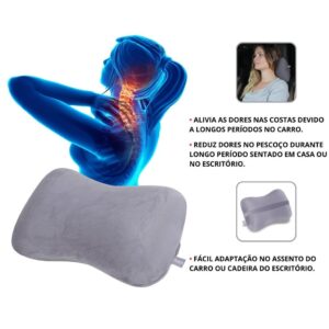 Almofada Nasa Nap Suporte Cabeça para Carro Cadeira Gamer Viagem Capa