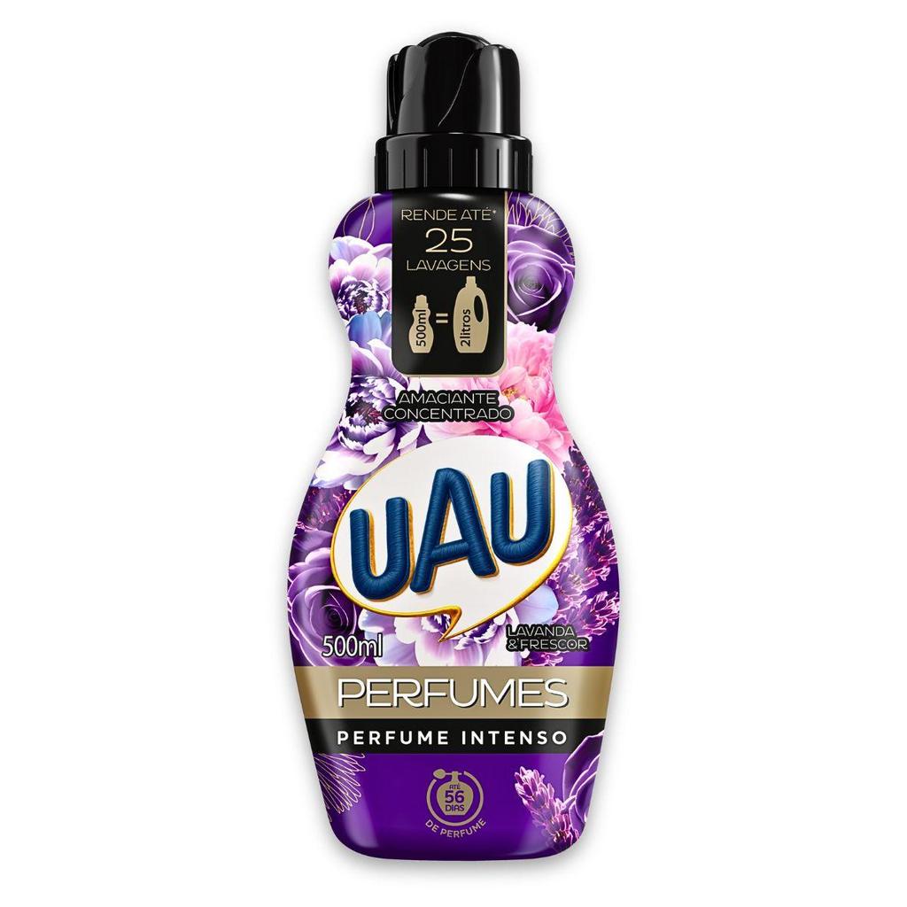 Amaciante Concentrado Uau Perfumes Lavanda e Frescor 500ml