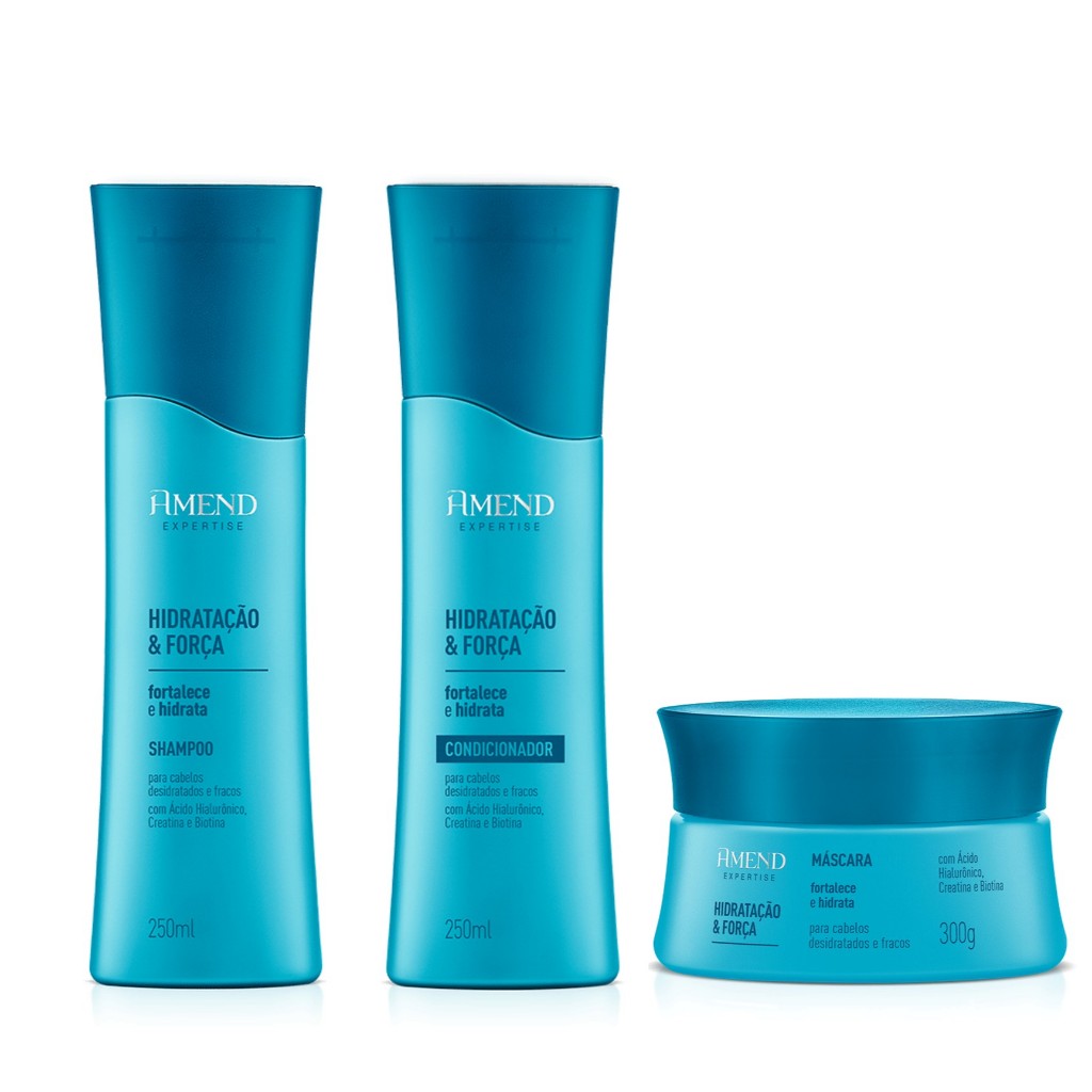 Amend Kit Hidratação e Força Shampoo 250ml Condicionador 250ml