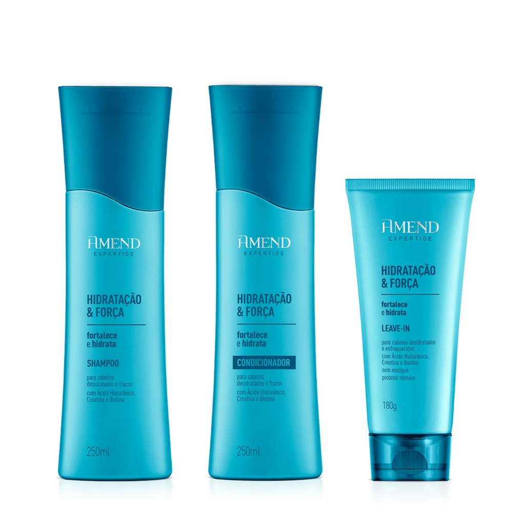 Amend Kit Hidratação e Força Shampoo 250ml Condicionador 250ml