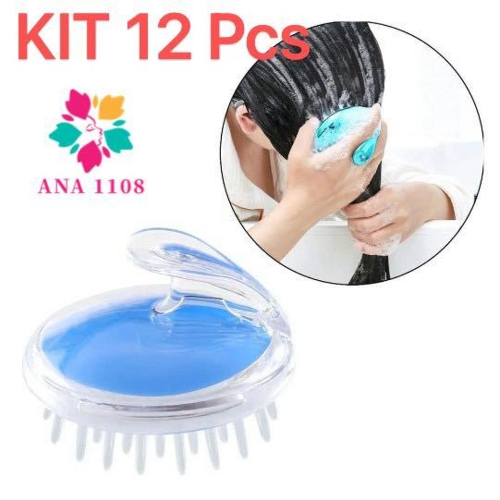 ANA1108 Kit Escova Antiqueda Massagem Capilar E Corporal Queima — Bem-estar