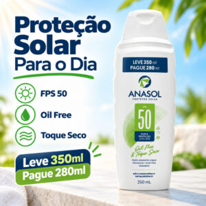 Anasol Protetor Solar Loção Fps 50 350 ml — Skincare