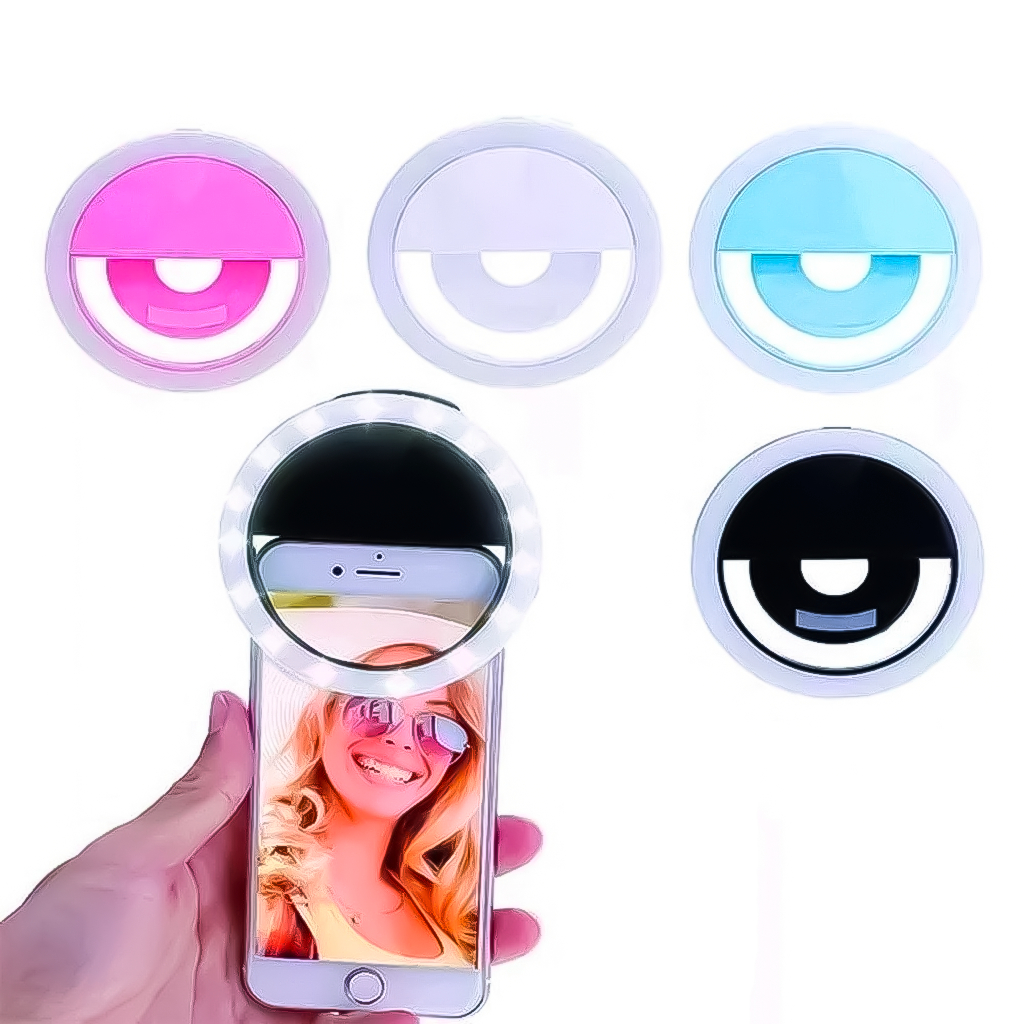 Anel Luminoso Para Celular Flash Selfie Mini Ring Light Celular — Celulares e Acessórios