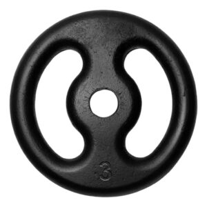 Anilhas Pintada 3kg Ferro Fundido Peso de Academia Musculação Fitness