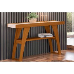 Aparador de Sala Jantar Menphis 1 Prateleira Nature Off White Henn