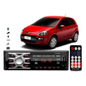 Aparelho De Som Mp3 carro Fiat Punto Bluetooth Pendrive Rádio