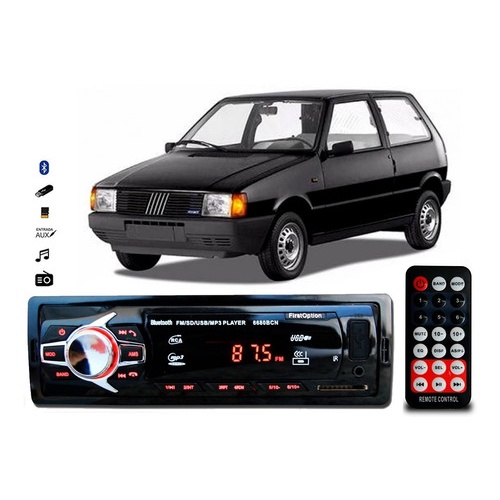 Aparelho De Som Mp3 Fiat Uno Bluetooth Pendrive Rádio — Informática
