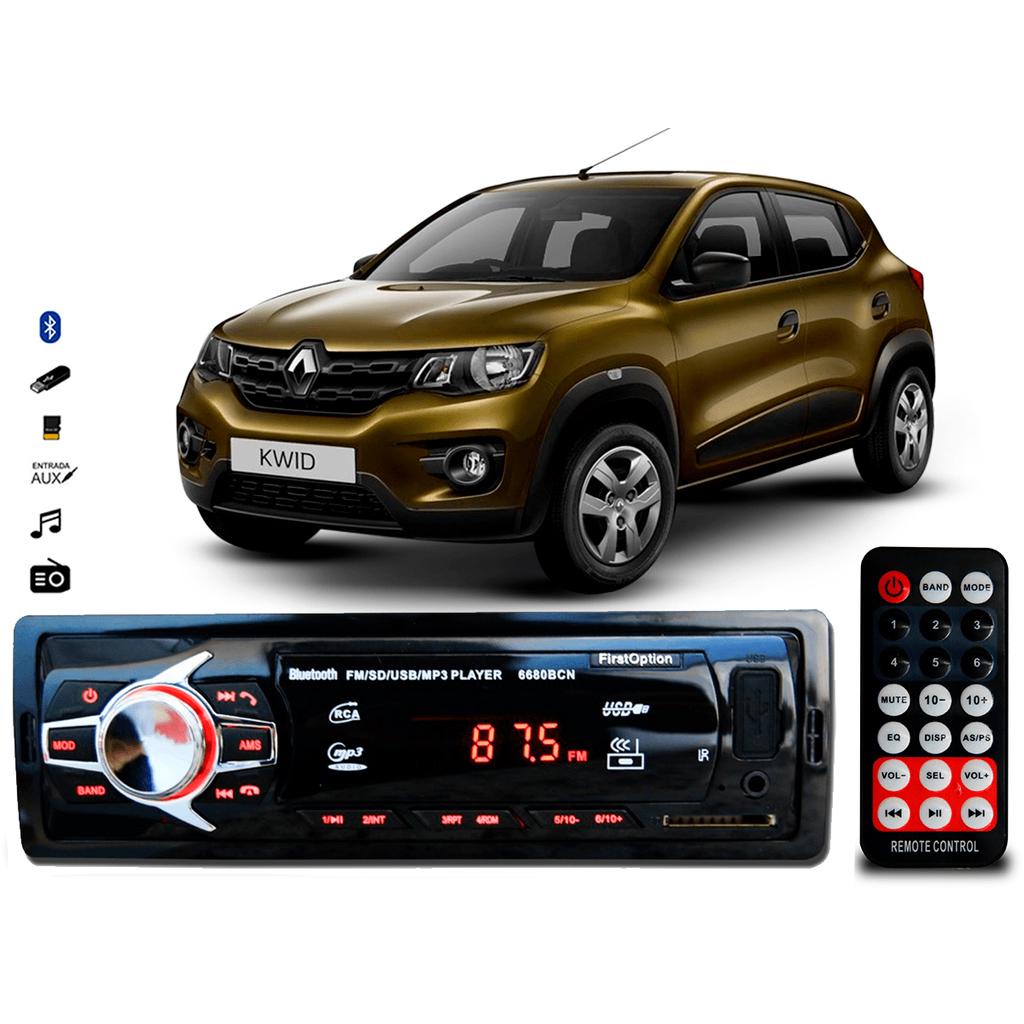 Aparelho De Som Mp3 Renault Kwid Bluetooth Pendrive Rádio