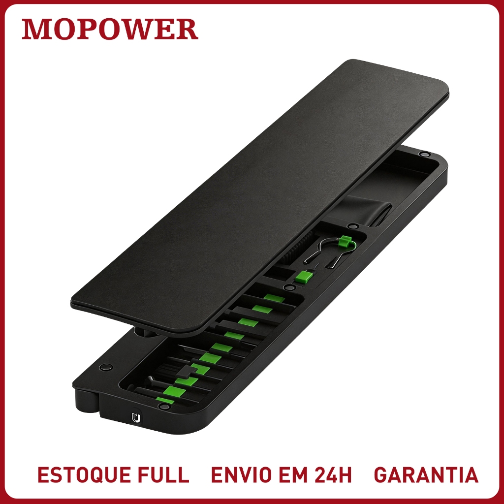 Apoio de Pulso Teclado Descanso Ergonômico com Kit de Limpeza
