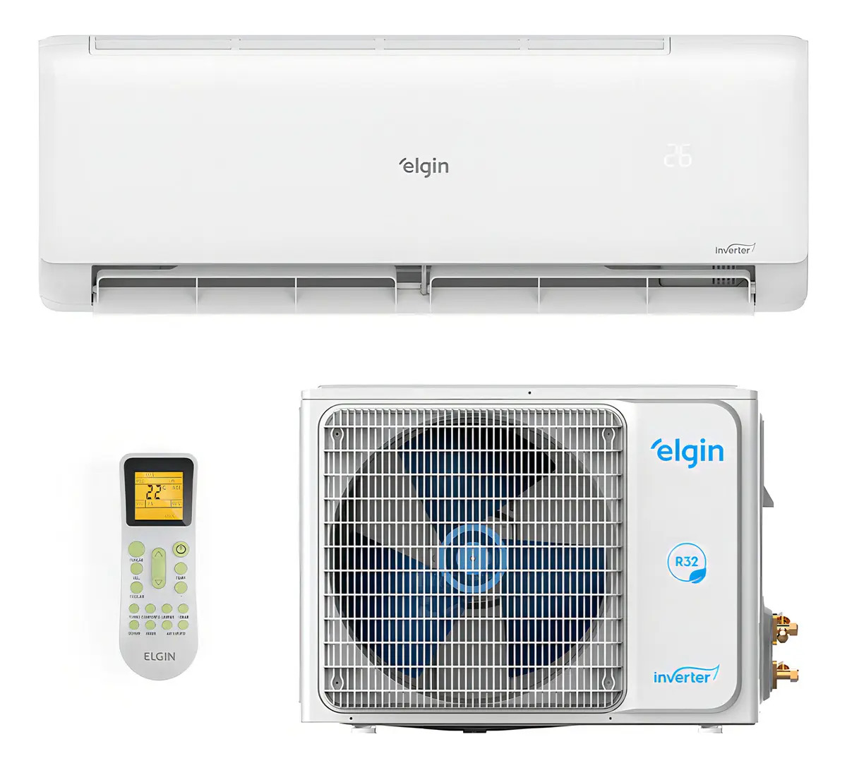 Ar Condicionado Hw Eco Inverter II 12.000 Btus Elgin — Ar e Ventilação